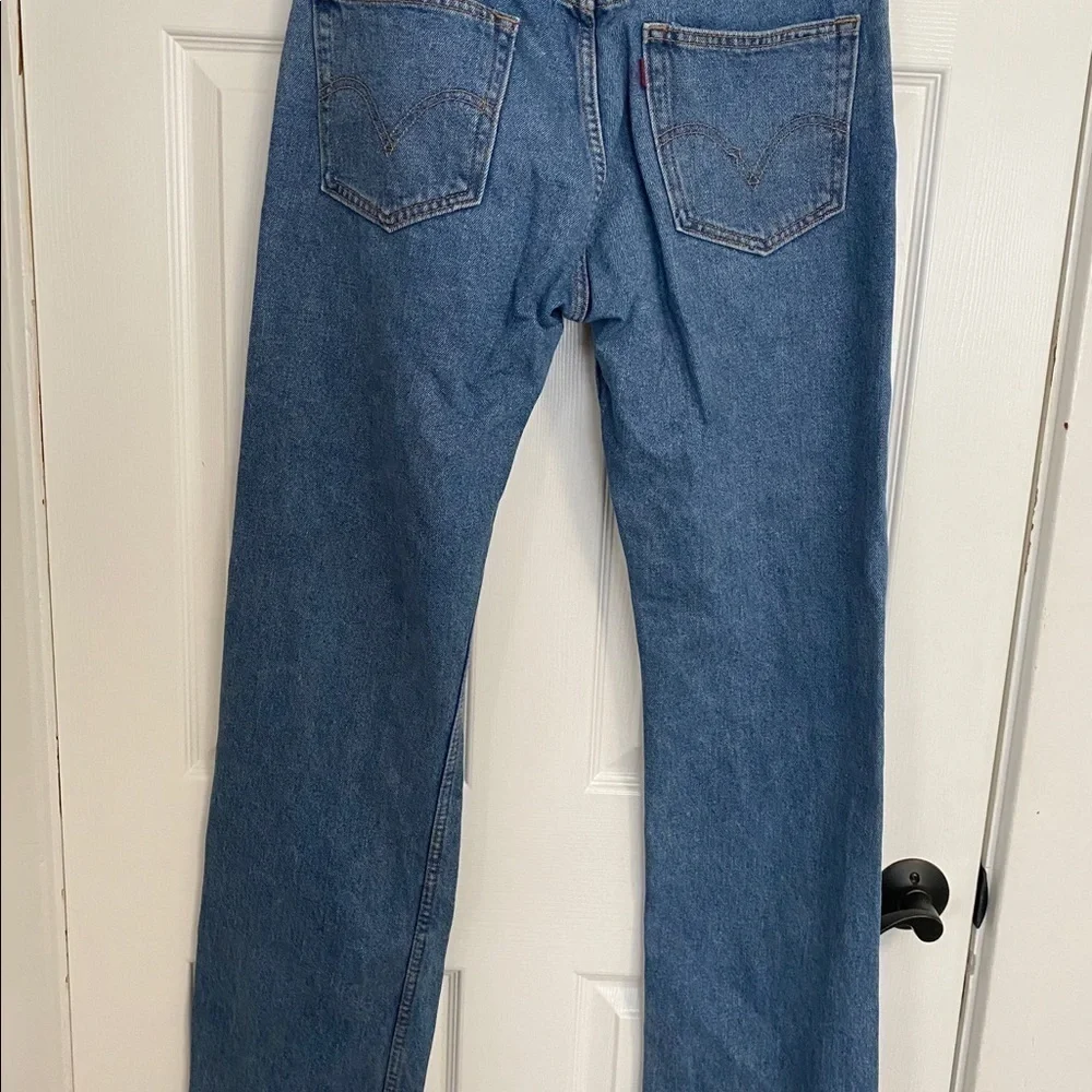 Levi’s Women l HI RISE MOM JEANS 505 LEVIS  STRAIGHT FIT
